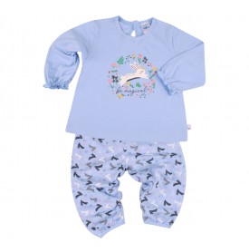 FIFFY MAGICAL RABBIT LONG SLEEVE GIRL PYJAMAS SUIT