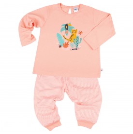 FIFFY PEACEFUL NATURE LONG SLEEVE GIRL PYJAMAS SUIT