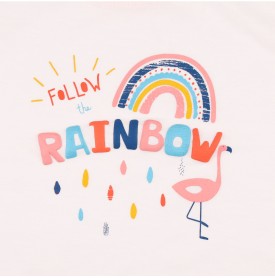 FIFFY FOLLOW RAINBOW LONG SLEEVE GIRL PYJAMAS SUIT