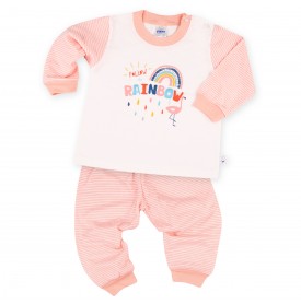 FIFFY FOLLOW RAINBOW LONG SLEEVE GIRL PYJAMAS SUIT