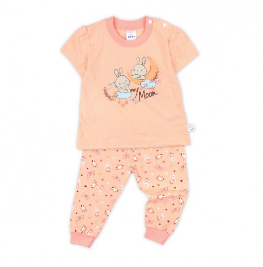 FIFFY BUNNY SHORT SLEEVE GIRL PYJAMAS SUIT