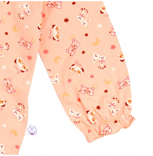 FIFFY FLUFFY MOONS LONG SLEEVE GIRL PYJAMAS SUIT
