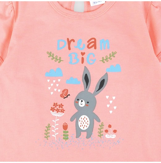 FIFFY DREAM BIG RABBIT SHORT SLEEVE + LONG PANT GIRL PYJAMAS SUIT BAJU BAYI (3526207)