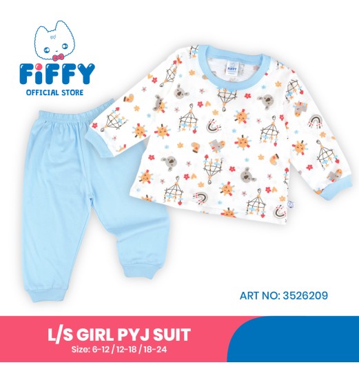FIFFY DREAM CATCHER LONG SLEEVE GIRL PYJAMAS SUIT BAJU BAYI (3526209)