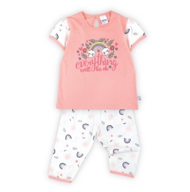 FIFFY SWEET RAINBOW SHORT SLEEVE + LONG PANT T-SHIRT SUIT BAJU BAYI (3526605)