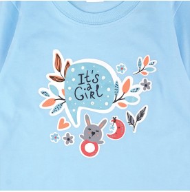FIFFY IT’S A GIRL LONG SLEEVE GIRL PYJAMAS SUIT BAJU BAYI (3526606)