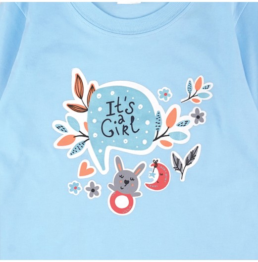 FIFFY IT’S A GIRL LONG SLEEVE GIRL PYJAMAS SUIT BAJU BAYI (3526606)
