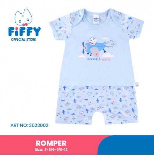 FIFFY SUMMER TRAVELING ROMPER