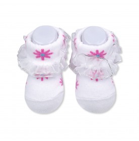 FIFFY FLOWER NEW BORN BABY SHOES SUPPORTER KASUT BAYI (367)