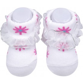 FIFFY FLOWER NEW BORN BABY SHOES SUPPORTER