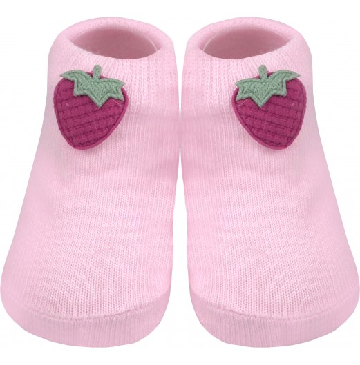 FIFFY STREWBERRY NEW BORN BABY SOCK SHOE SUPPORTER(377)
