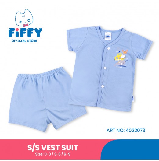 FIFFY BIG DREAM SHORT SLEEVE VEST SUIT