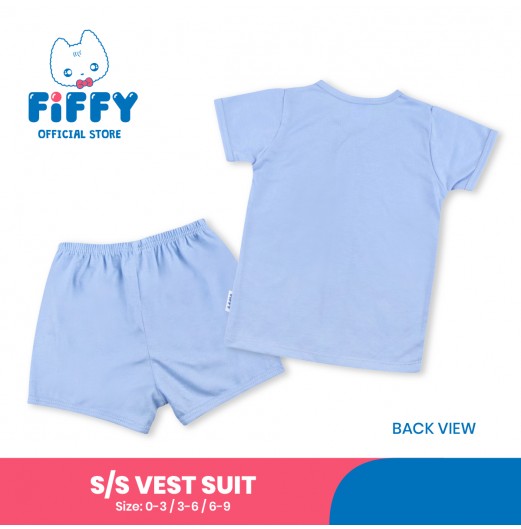 FIFFY BIG DREAM SHORT SLEEVE VEST SUIT