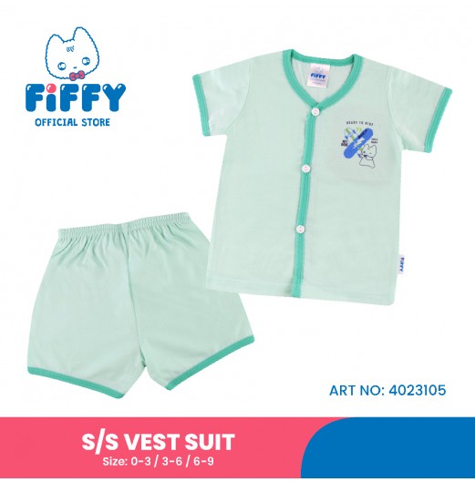 FIFFY READY TO RIDE SHORT SLEEVE VEST SUIT