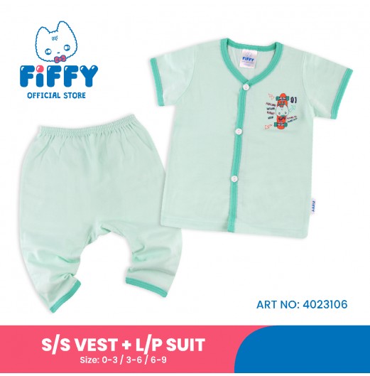 FIFFY INSANE SKATEBOARDING SHORT SLEEVE VEST + LONG PANT SUIT