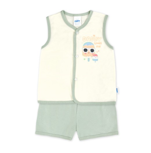 FIFFY DADDY LOVES ME TANK TOP SUIT BAJU BAYI (4026018) FIFFY DADDY LOVES ME TANK TOP SUIT BAJU BAYI (4026018)