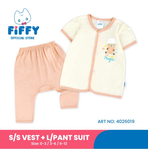 FIFFY LIKE MAGIC SHORT SLEEVE + LONG PANT SUIT BAJU BAYI (4026019)