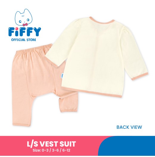 FIFFY COOL OWL LONG SLEEVE + LONG PANT VEST SUIT BAJU BAYI (4026020) FIFFY COOL OWL LONG SLEEVE + LONG PANT VEST SUIT BAJU BAYI (4026020)
