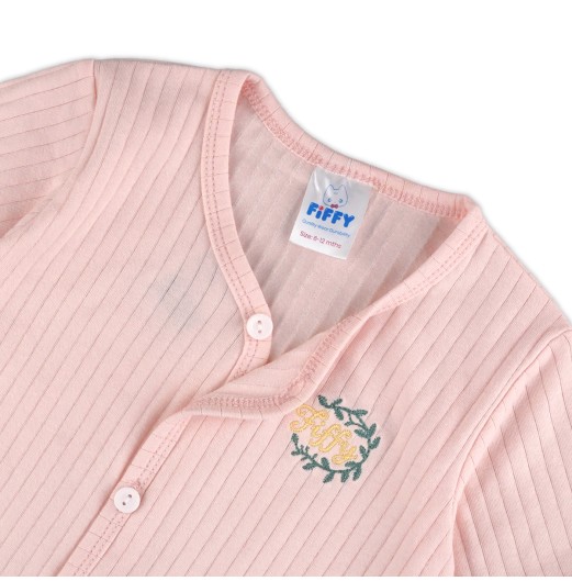 FIFFY CLASSIC RIBBED SHORT SLEEVE VEST SUIT BAJU BAYI (4026808)