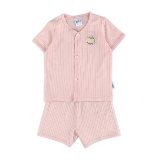 FIFFY CLASSIC RIBBED SHORT SLEEVE VEST SUIT BAJU BAYI (4026808)