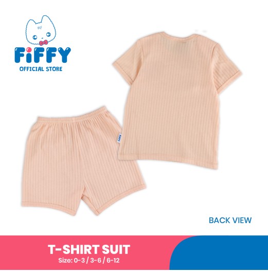 FIFFY SOFT RIBBED T-SHIRT SUIT(4026811)