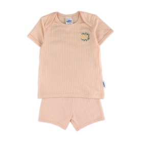 FIFFY SOFT RIBBED T-SHIRT SUIT(4026811)