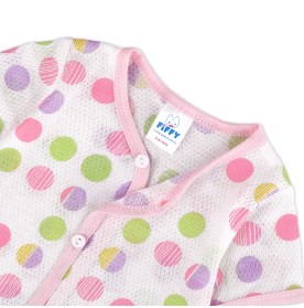 FIFFY SOFT RIBBED DOT VEST LONG PANT SUIT BAJU BAYI (4026823)