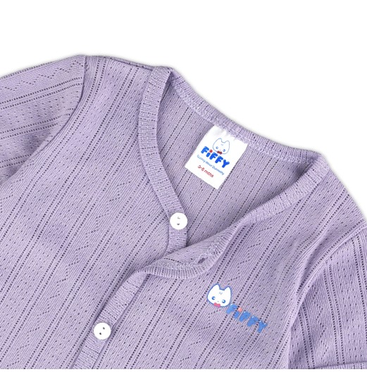 FIFFY CLASSIC SHORT SLEEVE VEST + LONG PANT SUIT BAJU BAYI (4026829)