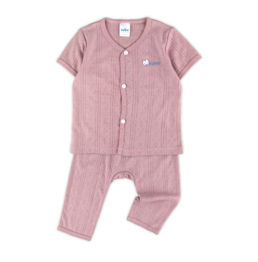 FIFFY CLASSIC SHORT SLEEVE VEST + LONG PANT SUIT BAJU BAYI (4026829)