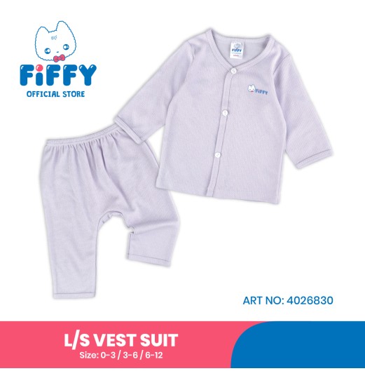 FIFFY CLASSIC BABY LONG SLEEVE VEST SUIT BAJU BAYI (4026830)
