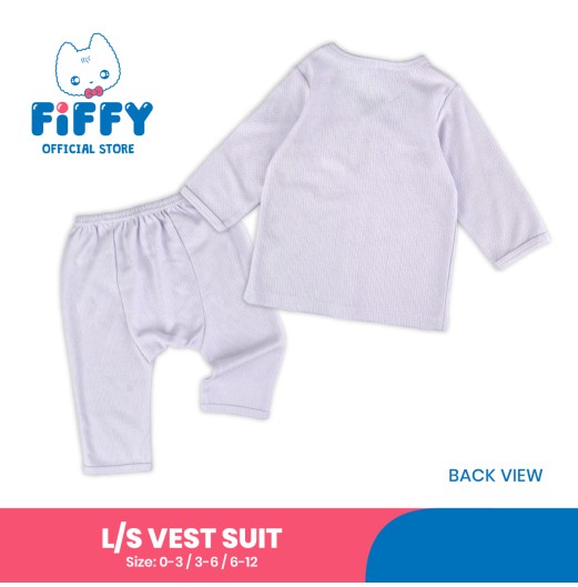 FIFFY CLASSIC BABY LONG SLEEVE VEST SUIT BAJU BAYI (4026830)