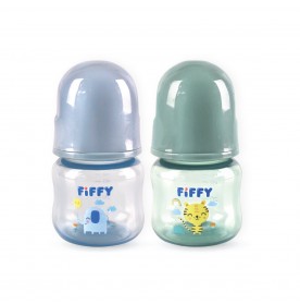 FIFFY BABY TWIN PACK FEEDING BOTTLE - 2OZ / 60ML (98-173)