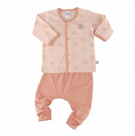 FIFFY PINKY HEDGEDOG LONG SLEEVE VEST SUIT