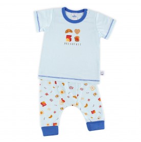 FIFFY BREAD TIME SHORT SLEEVE + LONG PANT SUIT