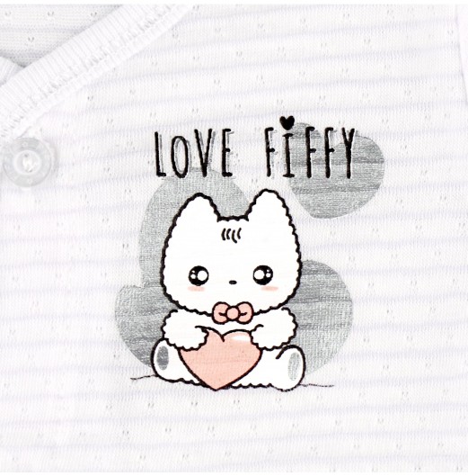 FIFFY LOVE IT SHORT SLEEVE VEST + LONG PANT SUIT