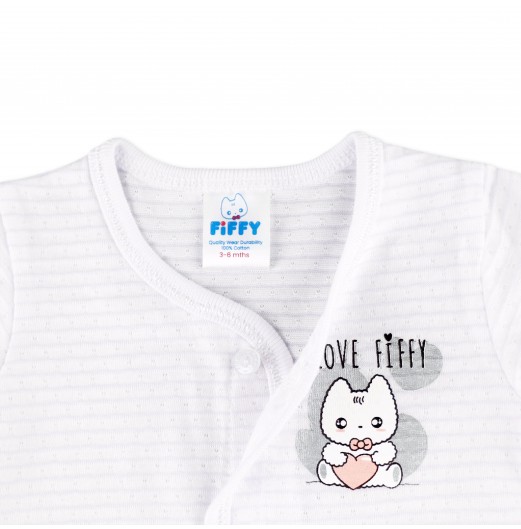 FIFFY LOVE IT SHORT SLEEVE VEST + LONG PANT SUIT