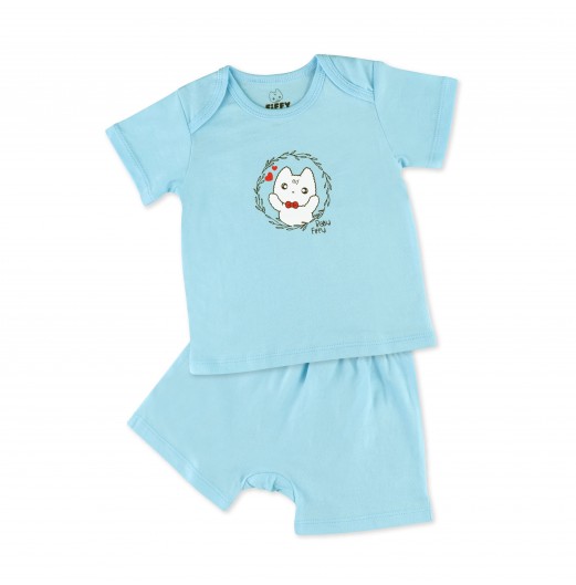 FIFFY LOVELY BABY  SHORT SLEEVE VEST SUIT