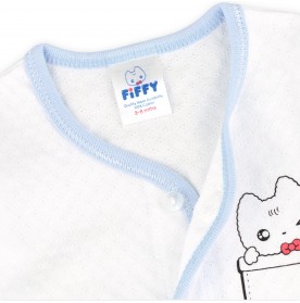FIFFY CUTE POCKET LONG SLEEVE VEST SUIT