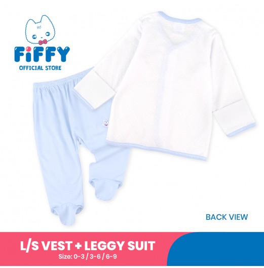 FIFFY CUTE POCKET LONG VEST + LEGGY SUIT