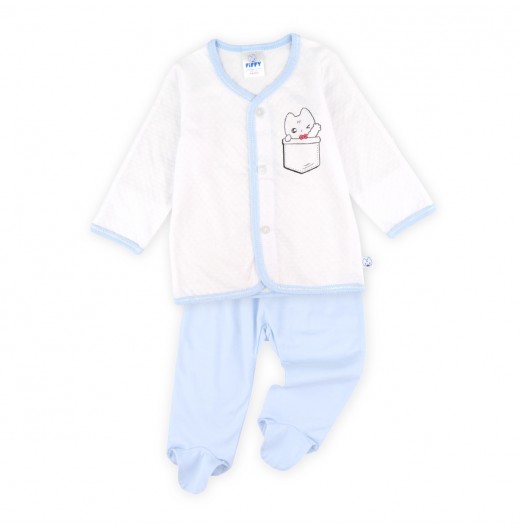 FIFFY CUTE POCKET LONG VEST + LEGGY SUIT