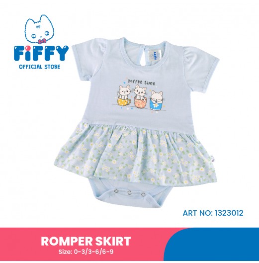 FIFFY KITTY CAFÉ ROMPER SKIRT