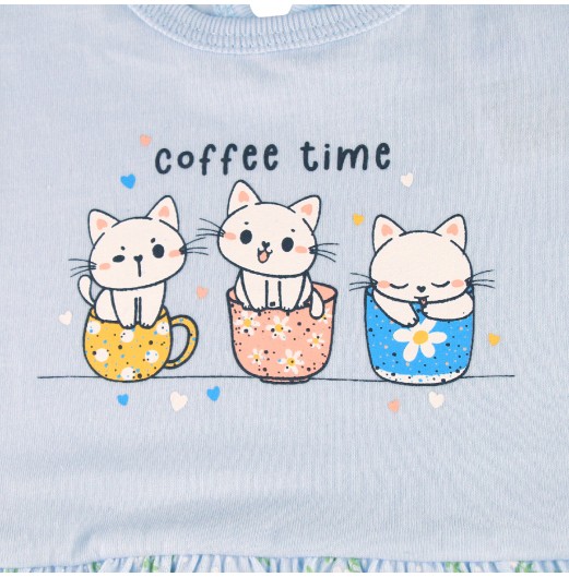 FIFFY KITTY CAFÉ ROMPER SKIRT