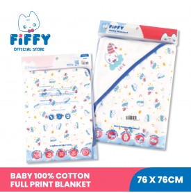 FIFFY BABY MASCOT BLANKET 76CM X 76CM