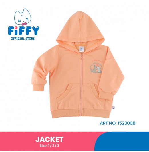 FIFFY RABBIT LOVE JACKET WITH HAT