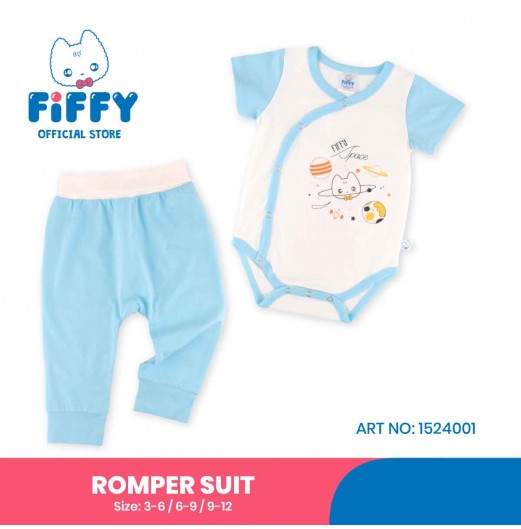 FIFFY BABY IN THE SPACE ROMPER SUIT