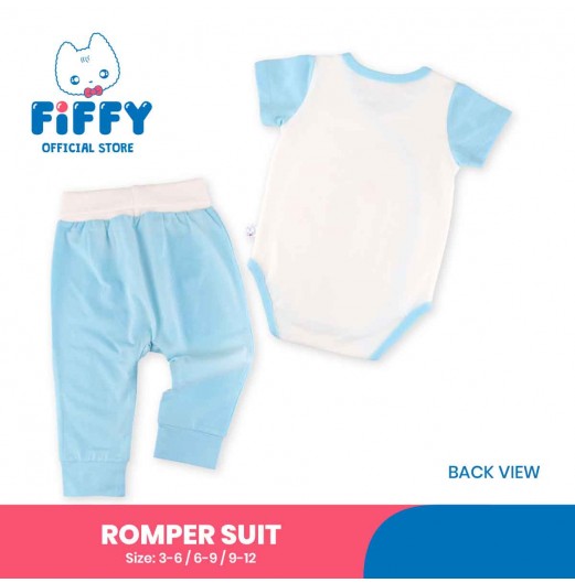 FIFFY BABY IN THE SPACE ROMPER SUIT