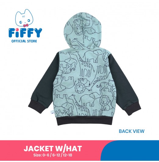 FIFFY ZOO JOURNEY BAJU BAYI JACKET WITH HAT (1524005)