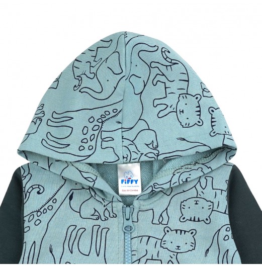 FIFFY ZOO JOURNEY BAJU BAYI JACKET WITH HAT (1524005)