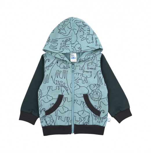 FIFFY ZOO JOURNEY BAJU BAYI JACKET WITH HAT (1524005)