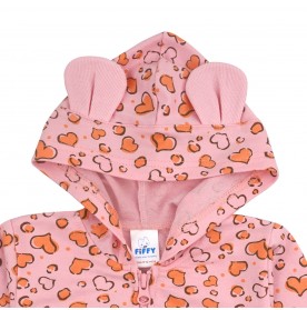 FIFFY HEART POP BAJU BAYI JACKET WITH HAT (1524006)